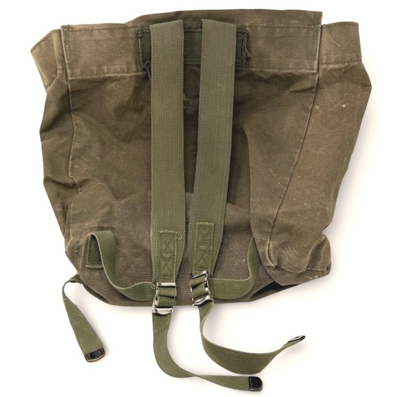 Vtg US Forest Services USFS FSS Type 1 Canvas Rucksack Field Bag Packsack 1960s - Picture 4 of 11